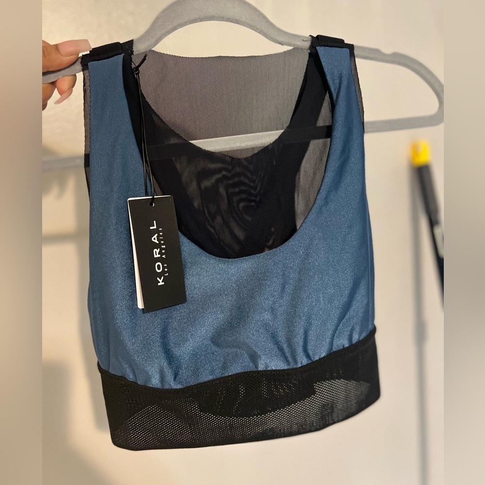 Koral Sports bra in Blue